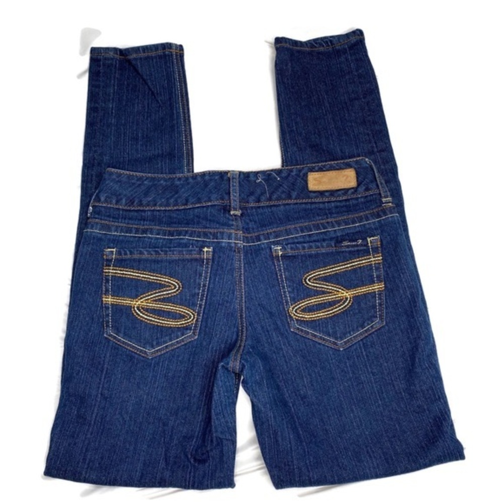 Seven7 dark wash Skinny jeans Like New 28